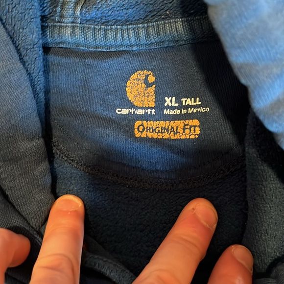 Y2K distressed and‎ faded Carharrt hoodie - Picture 4 of 7